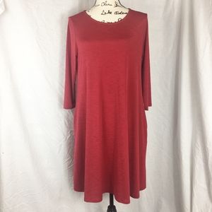 Pink Coconut Long Sleeved Dress with Pocket M